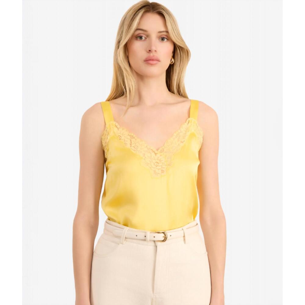 NEW CAMI NYC amora cami top in custard